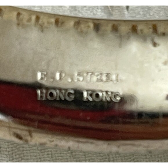 Set of 4 International Silver Co. Silverplate & Glass Coasters 4"  VTG Hong Kong - Picture 2 of 10